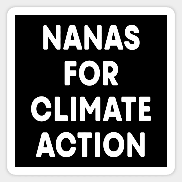 Nanas for Climate Action (Black) Sticker by ImperfectLife